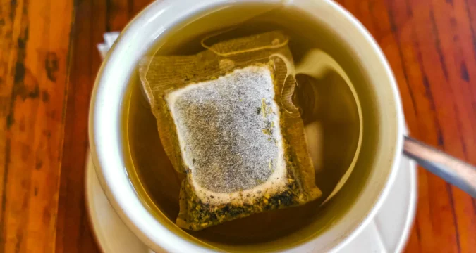 A tea egészségtelen része