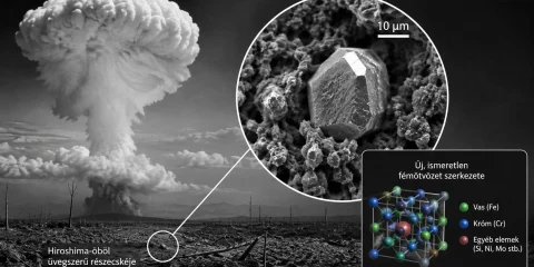 Soha nem látott fémet eredményezett a hirosimai atomrobbanás Soha nem látott fémet eredményezett a hirosimai atomrobbanás