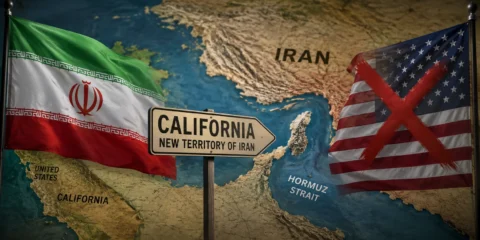 Irán „új területének” nyilvánítja Kaliforniát Irán „új területének” nyilvánítja Kaliforniát