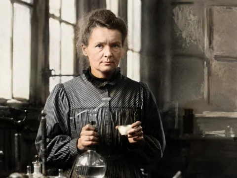 Marie Curie puszta kézzel dolgozott a radioaktív anyagokkal