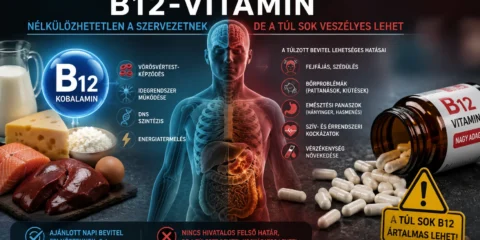 A túl sok B12-vitamin veszélyes lehet