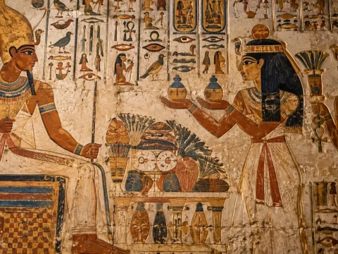 Ismeretlen részletek az ókori egyiptomi freskókon