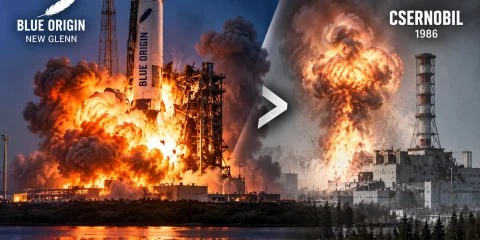Csernobilnál is nagyobbat robbant Jeff Bezos rakétája Csernobilnál is nagyobbat robbant Jeff Bezos rakétája